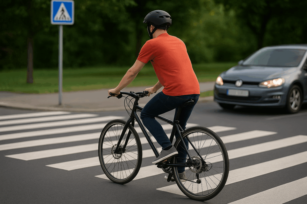 Cyklista není chodec